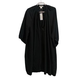 Refinity City Chic Womens Medium Lagenlook Black Witchy Whimsygoth Fairy Dress